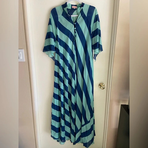 Honey of California striped festival maxi dress - Picture 2 of 7